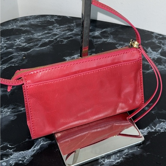 НОВО Jewel Leather Crossbody Bag Cranberry Red Small Bag Purse AUTHENTIC - Picture 5 of 9
